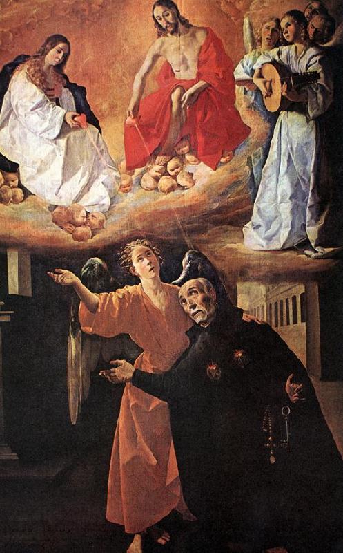 ZURBARAN  Francisco de Vision of Blessed Alonso Rodriguez